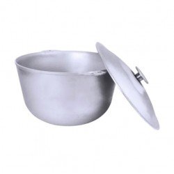 Ceaun Aluminiu  24L Ucraina Biol cu Capac Aluminiu