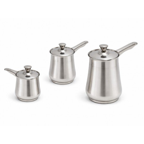 Set 5 Ibrice Conice din Inox Alimentar cu Capac 540ml-900ml