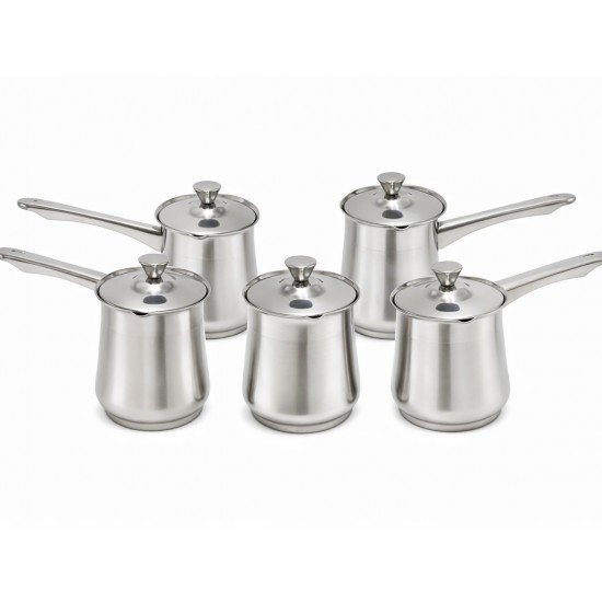 Set 5 Ibrice Conice din Inox Alimentar cu Capa 540ml-1500ml