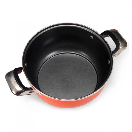 Friteoza Teflon 3l 26 cm cu Capac si Sita metal