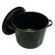 Oala Emailata 20L 32cm Medias cu Capac Emailat Oala Emailata 20L 32cm Medias cu Capac Emailat