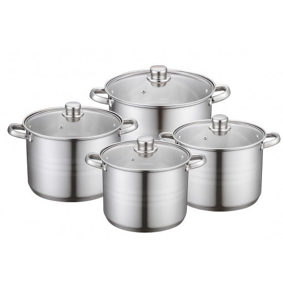 Set 4 oale Inox Cheffinger CF-SP08 cu Capace