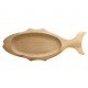 Platou Pentru Servit din Lemn in Forma de Peste