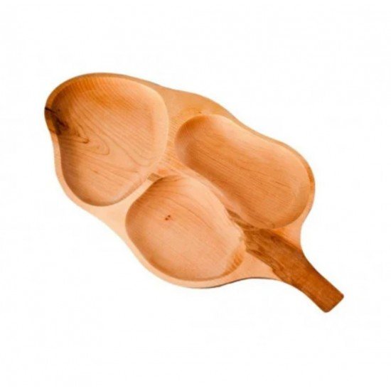 Platou Tava Servit din Lemn cu 3 Forme