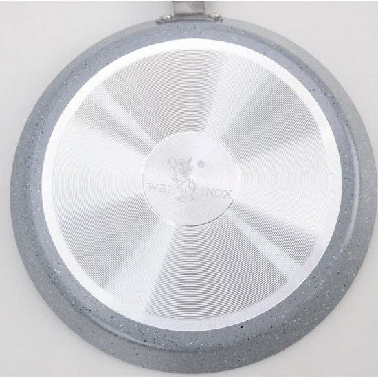 Tigaie Clatite 24cm Piatra Ceramica Granite Gray